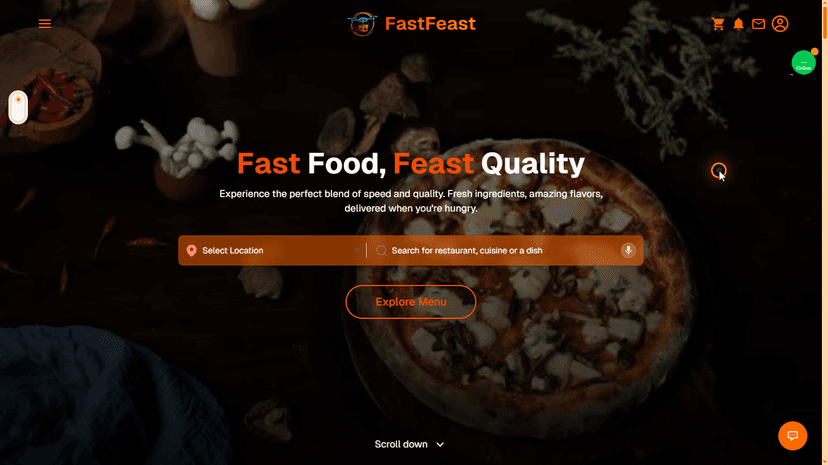FastFeast - Fast Food Delivery Application