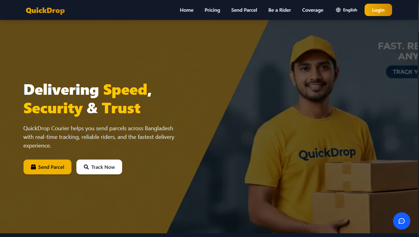 QuickDrop – Smart Courier & Delivery Platform
