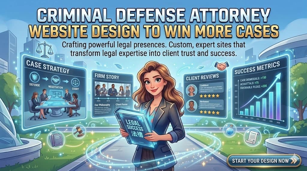 Criminal Defense Attorney Website Design to Win More Cases