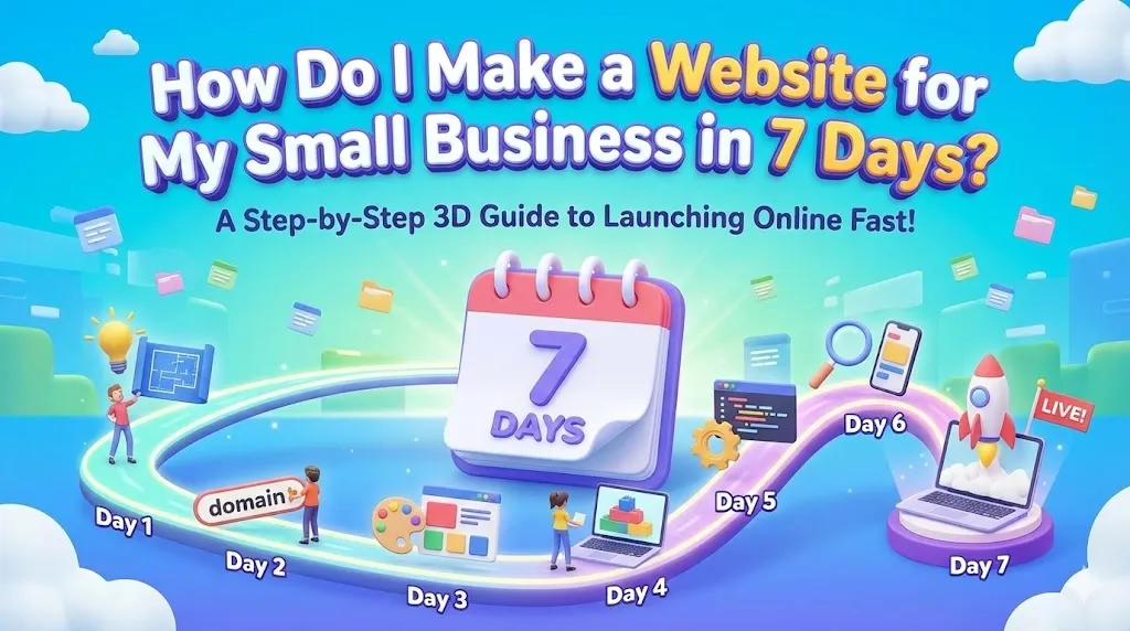 How Do I Make a Website for My Small Business in 7 Days?