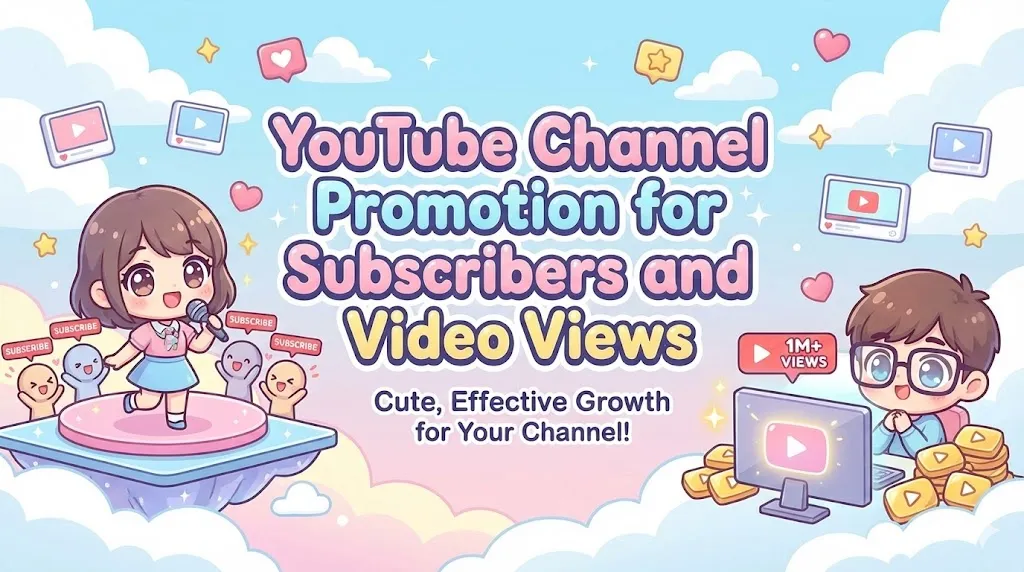 YouTube Channel Promotion for Subscribers and Video Views