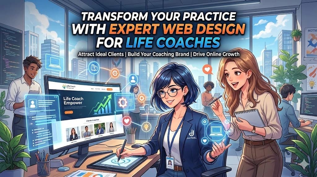 Custom Web Design for Life Coaches