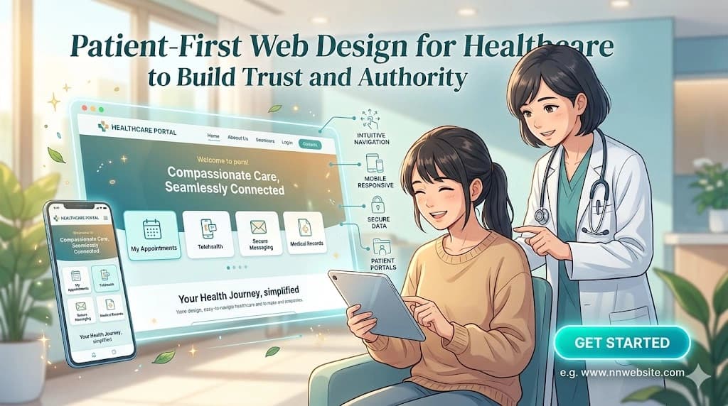 Web Design for Healthcare to Build Trust and Authority