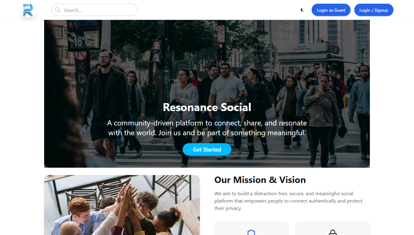 Resonance Social – Resonance is a next-generation social media platform