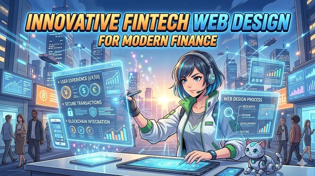 Fintech Web Design for Modern Finance