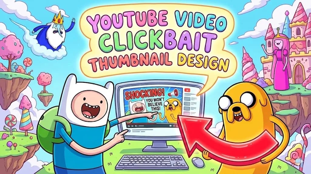 YouTube Video Clickbait Thumbnail Design