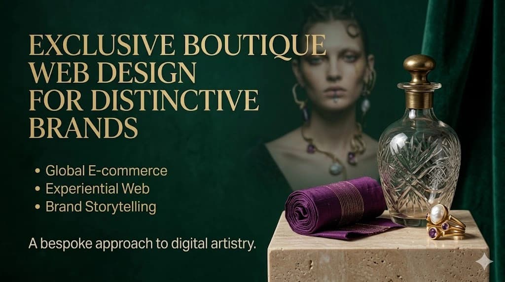 Exclusive Boutique Web Design for Distinctive Brands