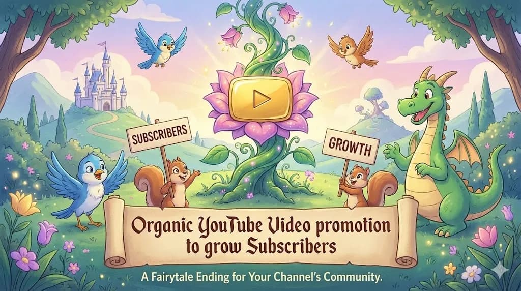 Organic YouTube Video promotion to grow Subscribers