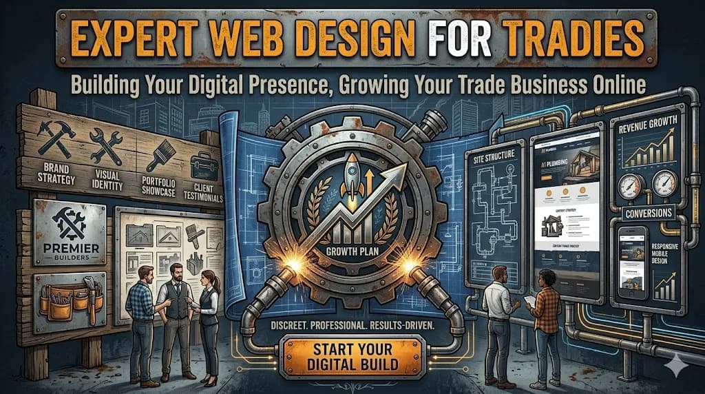 Web Design for Tradies Built to Keep Your Crew Busy