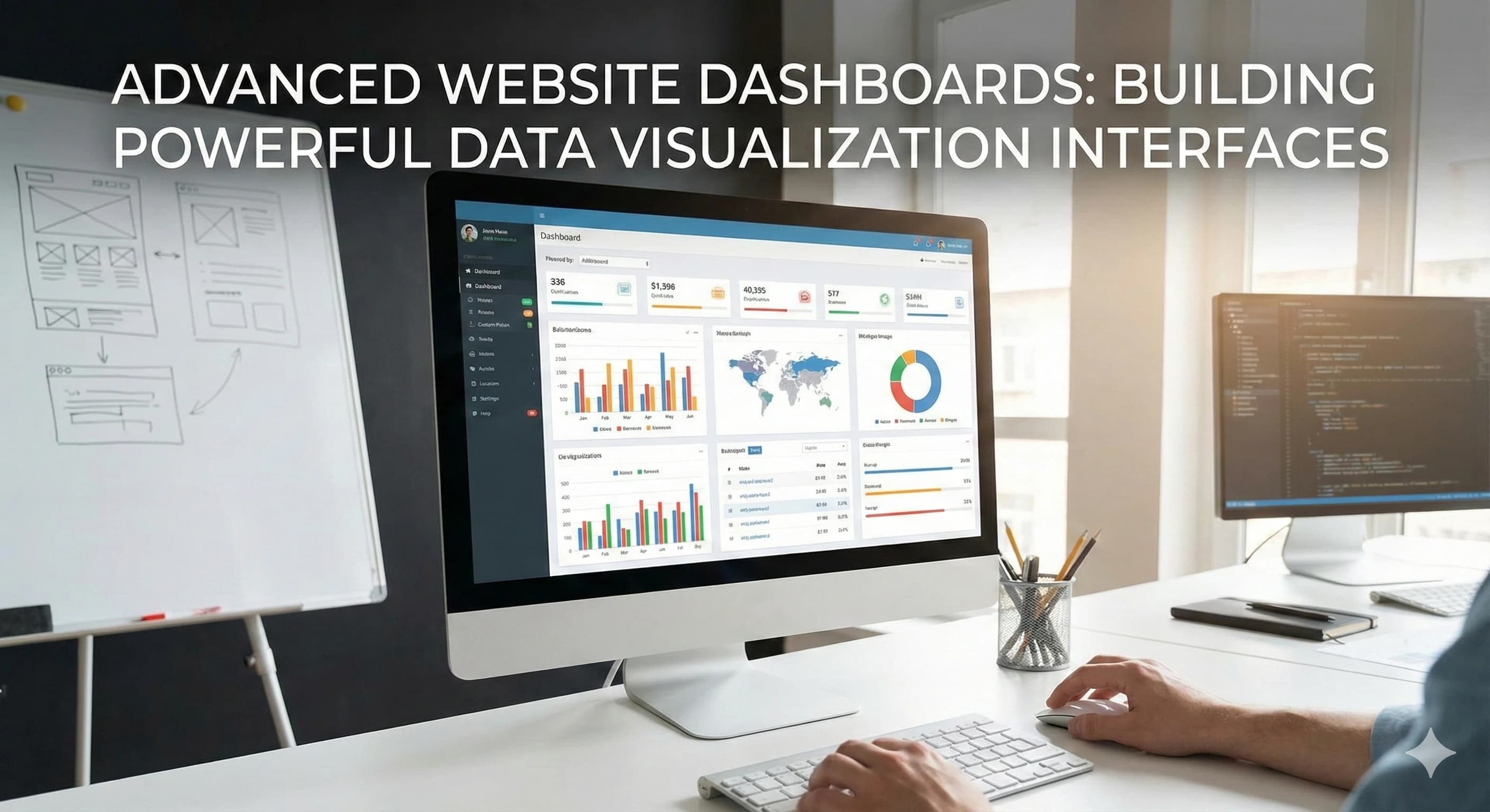 Advanced Website Dashboards: Building Powerful Data Visualization Interfaces