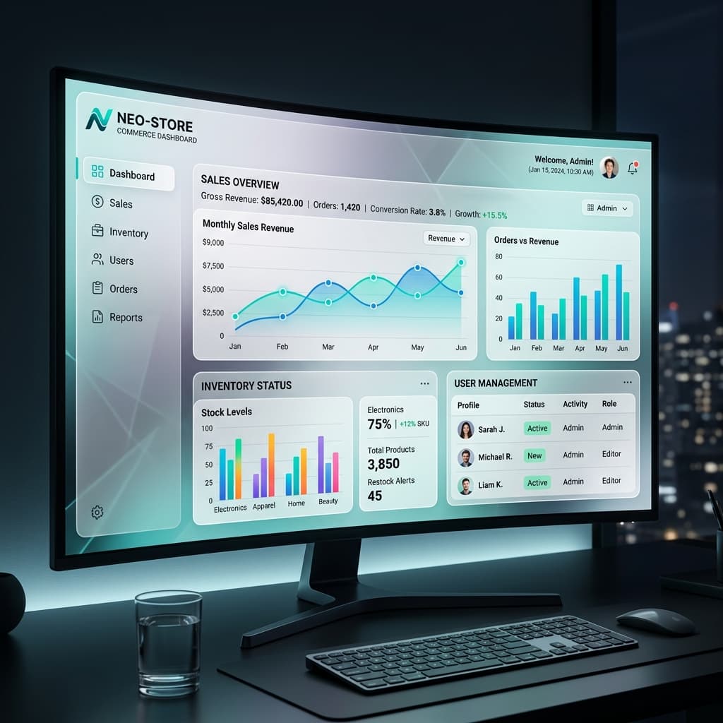 Advanced Admin Dashboard & Management
