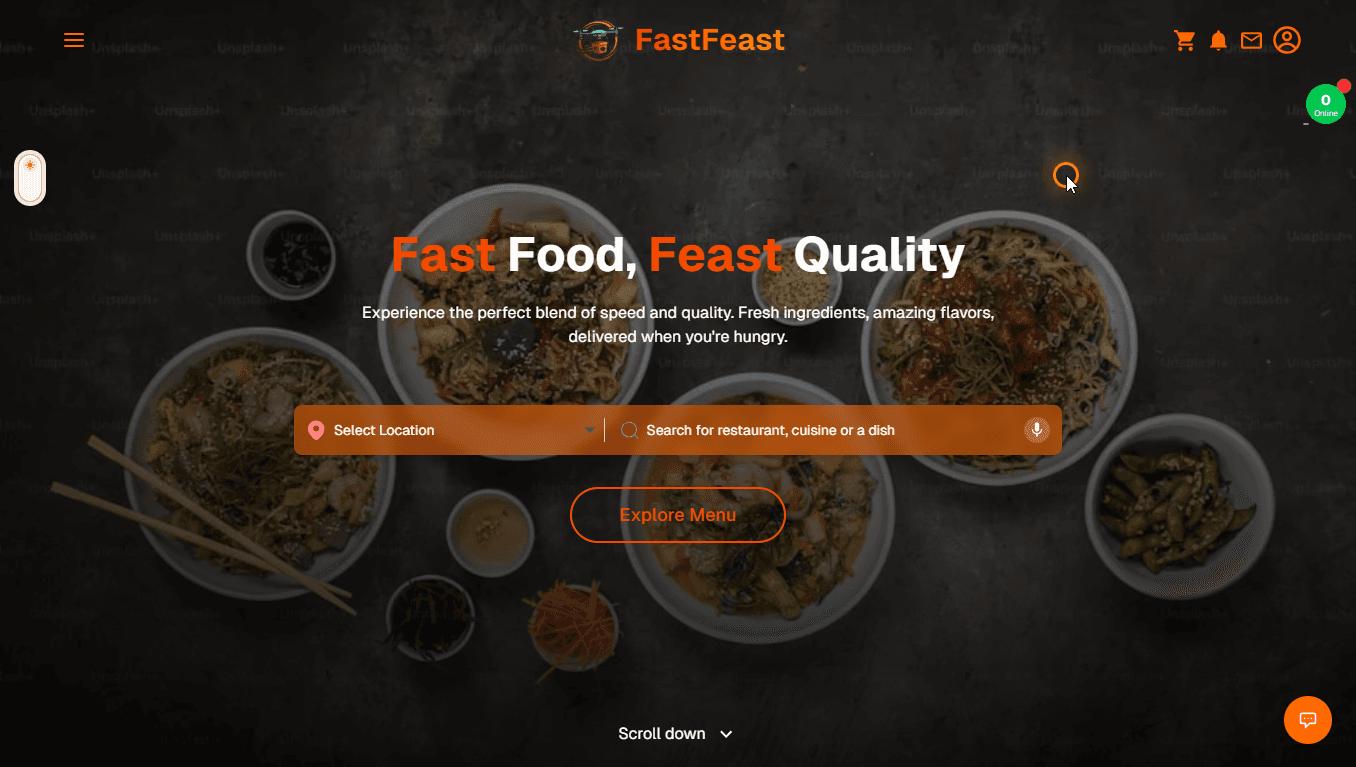 FastFeast - Fast Food Delivery Application