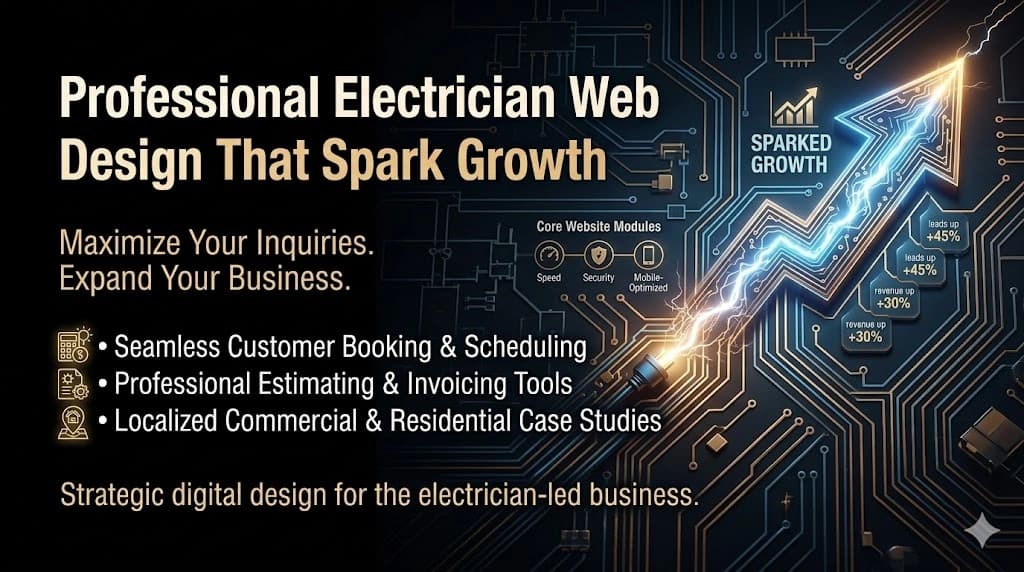 Professional Electrician Web Design That Spark Growth